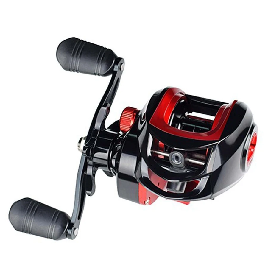 1 Máy Tính Colorblock Hợp Kim Nhôm Tốc Độ Cao 8.1/1 Tỷ Số truyền Máy Câu - màu đen - Xem 1