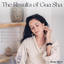 Rena Chris Gua Sha Facial Tools, Large Stainless Steel Face Massager And Body Gua Sha Tool, GuaSha Tool Is Skin Care Product For Traditional Acupuncture Therapy