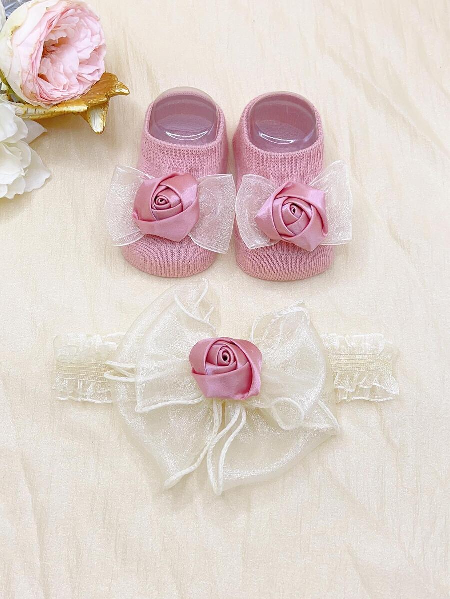 兒童襪子 - 粉色 - 查看 1