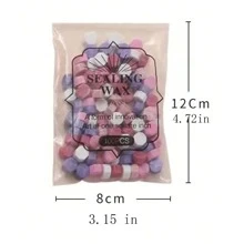 1入組混色封蠟現代八角形封蠟適用於蠟印章 - 彩色 - 查看 2