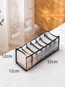 1 hộp đựng đồ lót nhiều ngăn, hộp đựng đồ lót bằng sợi hiện đại dùng để trang trí nhà cửa, trang phục Halloween, đồ trang trí lễ hội mùa thu - trắng - Xem 10