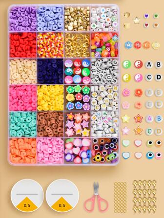 1套太極圖案DIY珠子