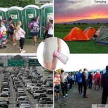 便携式紧急小便器/尿袋 - 粉色 - 查看 4