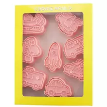 8pcs Car Shaped Cookie Stamp