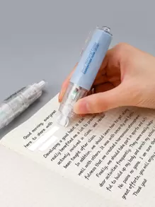 1pc Letter Graphic Correction Tape, Simple Multi-purpose Whiteout Correction Tape For Office, School