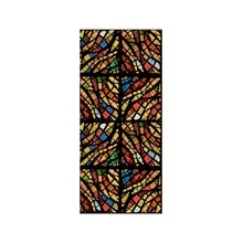 Privacy Protection Hotel For Bathroom Stained Glass Window Film Printed Bedroom - 豐富多彩的 - 查看 4