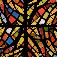 Privacy Protection Hotel For Bathroom Stained Glass Window Film Printed Bedroom - 豐富多彩的 - 查看 1