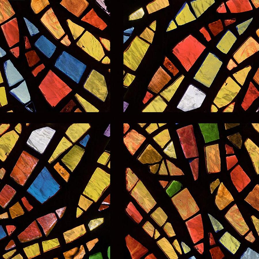 Privacy Protection Hotel For Bathroom Stained Glass Window Film Printed Bedroom - 豐富多彩的 - 查看 1