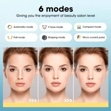 1 pieza Masajeador inteligente en forma de V para el rostro