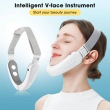 1 pieza Masajeador inteligente en forma de V para el rostro