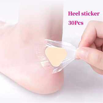 30 Piezas Protector De Talón De Gel, Pegatina Adhesiva Para Ampollas, Almohadilla Para El Talón, Forro Para Zapato, Alivio Del Dolor, Bálsamo Para El Cuidado De Los Pies