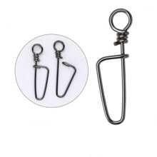 Rompin 50入組不銹鋼釣魚鉤 - 黑色 - 查看 10