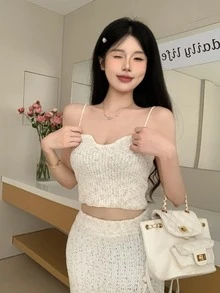 Women Two-piece Outfits - White - View 3