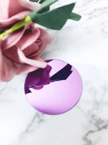 1 件反光亚克力字母形镜面贴纸，自主设计 3D 艺术贴花，适用于客厅、浴室、家庭办公室墙壁乙烯基贴花、贴纸、墙贴花、家居装饰乙烯基贴花、春季装饰品让您的家焕然一新、Rama 装饰贴纸镜面墙家居装饰、PVC 可移除、贴纸、墙贴花、家居装饰乙烯基贴花、春季装饰品让您的家焕然一新、Rama 装饰贴纸 - 紫色 - 查看 10