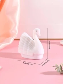 小天鵝形狀首飾盒,禮物盒適用於環,項鍊,耳環和其他配件