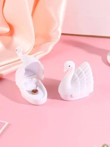 小天鵝形狀首飾盒,禮物盒適用於環,項鍊,耳環和其他配件