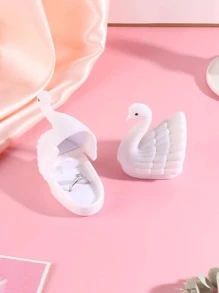 小天鵝形狀首飾盒,禮物盒適用於環,項鍊,耳環和其他配件