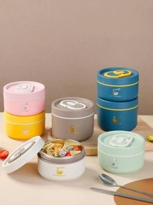 Hộp cơm trưa di động 1 cái - Màu xanh hải quân - Xem 1