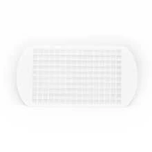 1包含160個碎冰模，易出模小冰塊，冰鎮威士忌雞尾酒必備廚房小工具，可堆疊冰盤 - 白色 - 查看 3