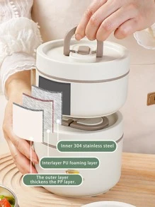 Hộp cơm trưa di động 1 cái - Màu xanh hải quân - Xem 4