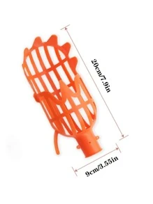 1pc Plastic Fruit Picker, Modern Orange Fruit Picker For Garden,Garden Tools, Gardening Tools For Garden - Orange - View 4