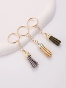 30 chiếc móc khóa thời trang dành cho nữ tua rua để trang trí chìa khóa - Nhiều màu - Xem 6