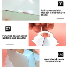 1pc Scallop Trim Cake Stand - Purple - View 5