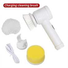 1pc ABS Cleaning Brush, Modern Multifunction Cleaning Brush For Home - Apricot - View 9