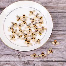 迷人的蜜蜂吊墜適用於DIY手環項鍊耳環鑰匙圈手機鏈條製作 - 6件 - 查看 4