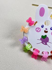 10pcs Women Rabbit Design Cute Hair Claw For Hair Decoration