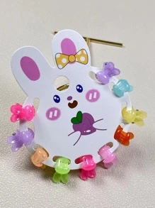 10pcs Women Rabbit Design Cute Hair Claw For Hair Decoration