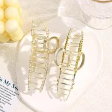 Phụ nữ Rhinestone Trang trí lúa mì Thiết kế vuốt tóc tinh tế để trang trí tóc - màu đen - Xem 4