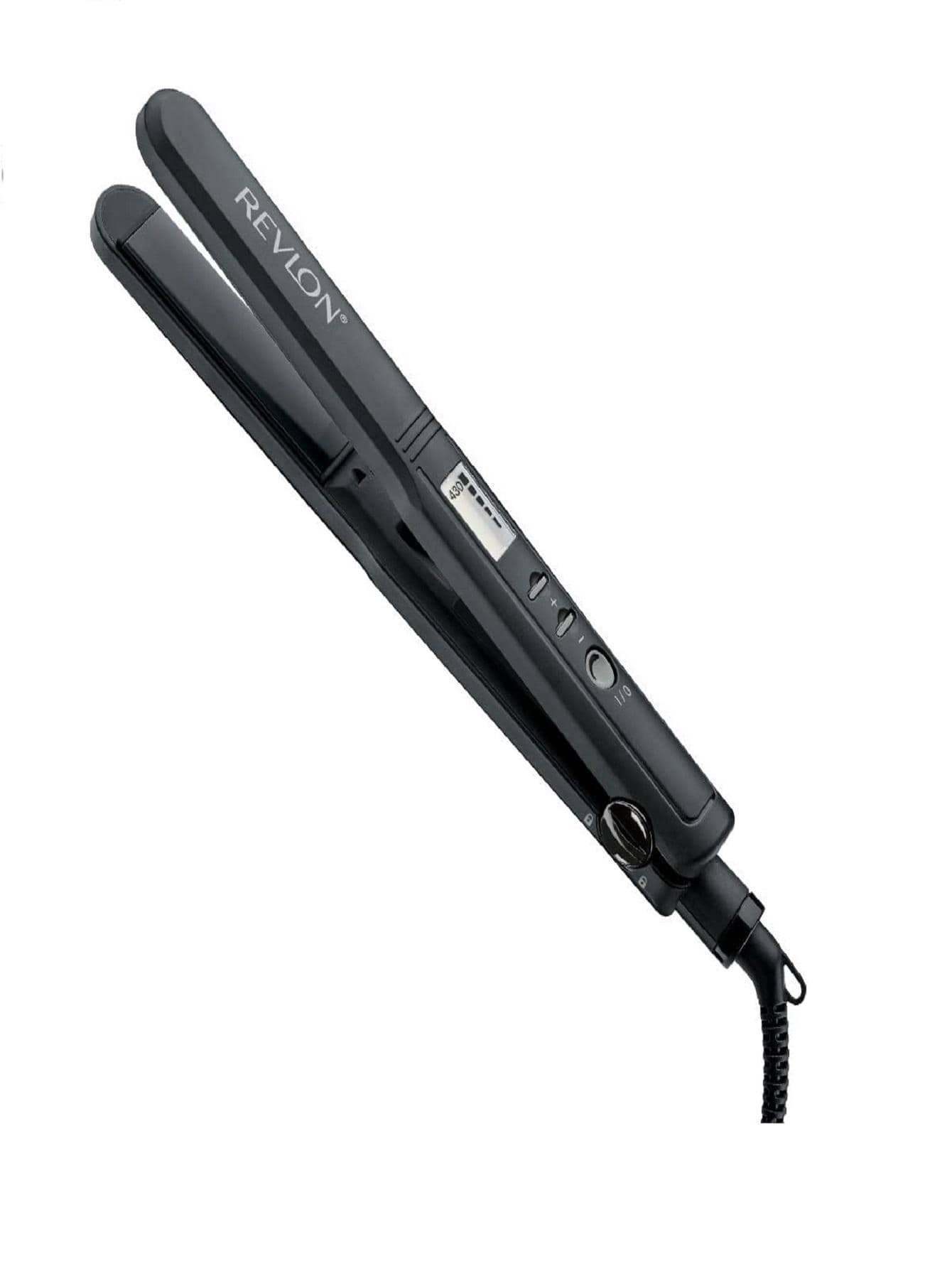 Revlon Digital Hair Straightening Iron Ceramic Plates Rvst2082 - Black - View 1