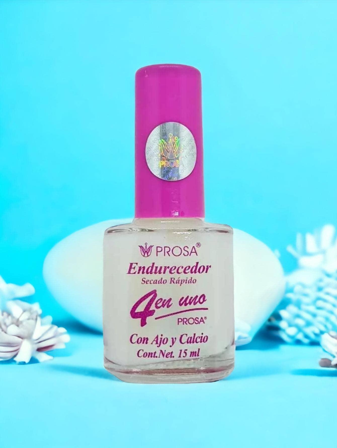 Endurecedor De Uñas 4 En 1 Con Ajo Y Calcio Prosa El Original! - transparente - Ver 1