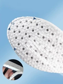 1雙透氣鞋白色乳膠配件適用於運動鞋 - 灰色 - 查看 3