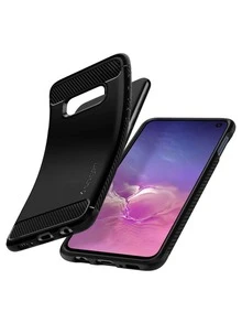 Funda Spigen Uso Rudo Rugged Armor Para Galaxy S10e - Negro - Ver 2