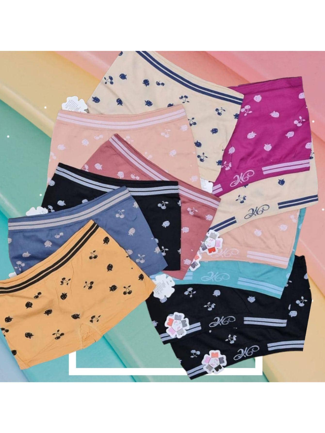 tres boxer mujer interior dama 3pza - Multicolor - Ver 1