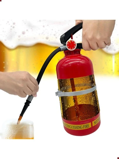 GRUPO CARNAVALLIA Sifón Extintor Para Cerveza Bebidas Fiesta Dispensador de bebidas