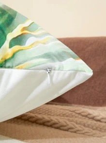 熱帶圖案靠墊套不附帶現代織物裝飾抱枕套適用於活家庭裝飾 - 彩色 - 查看 3