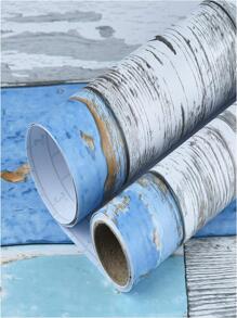 1卷木紋牆現代防水自粘墻紙適用於家庭裝飾用品 - 彩色 - 查看 7