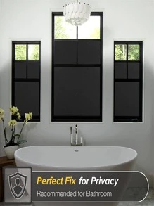 1roll Solid Color Window Privacy Sticker - Multicolor - View 3