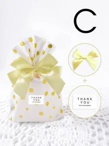 5 Gói Túi quà tặng hoa văn hình học, Túi đựng bánh quy, Quà tặng - Nhiều màu - Xem 4