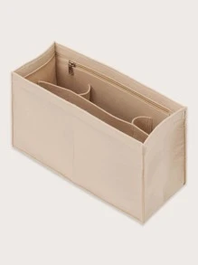 Organisateur de sac en soie s'adaptant aux sacs fourre-tout mini/S/M/L, organisateur de sac soyeux et lisse, forme de sac à main et de sac fourre-tout de luxe, organisateur de sac en feutre avec fermeture éclair