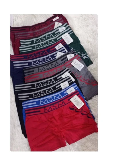Paquete 12 pzs Calzoncillo Boxer Microfibra Hombre Envio de Decorado al Azar Puede Variar Debido  a la Alta Demanda