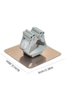 1入組免打孔PP拖把現代灰色壁掛式拖把和掃帚架