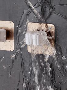 1入組免打孔PP拖把現代灰色壁掛式拖把和掃帚架