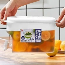 1入組透明按輕敲果汁鍋 - 白色 - 查看 4