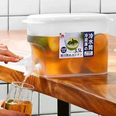 1入組透明按輕敲果汁鍋