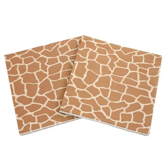 20 piezas Servilleta desechable con estampado de dibujo