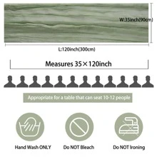 12 Pack Cheesecloth Table Runner 35x120 Inch / 35x157 Inch Boho Gauze Table Runner  10Ft / 13Ft Cheese Cloth Long Table Runner Romantic Table Runner For Wedding Bridal Shower Birthday Party Table Decor - màu xanh lá - Xem 2